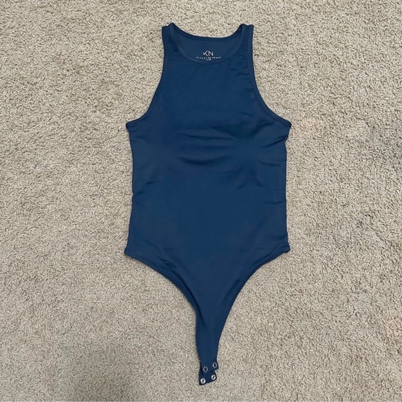 💙 Klassy Network • Lux High Neck Bramisuit in Midnight Blue - Picture 5 of 13